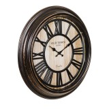Ceas decorativ de perete, 50 cm, mesaj Old Town