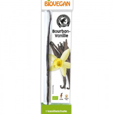 Baton bio de vanilie bourbon, 1 buc, 15g Biovegan