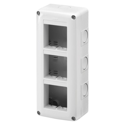 Doza PT 6M (2x3) verticala IP40 Gewiss System Gri GW27022 foto