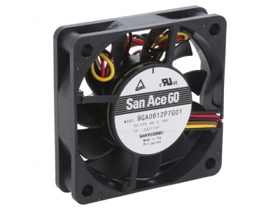 Ventilator DC axial 12V 60x60x15mm foto