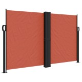 Cumpara ieftin Copertina laterala retractabila, caramiziu, 140 x 1000 cm