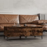 Gossi mese laterale 2 buc. stejar fumuriu 50x46x35 cm lemn prelucrat