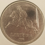 Lituania 5 litai 1936 argint - Jonas Basanavičius - km 82 - G027, Europa