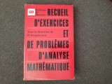 RECUEIL D&#039; EXERCICES ET DE PROBLEMES D&Aacute;NALYSES MATHEMATIQUE-B.DEMIDOVITCH