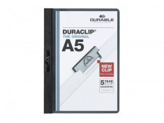 Dosar plastic Duraclip 30 A5 Durable negru foto