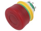 Comutator Siguranță IDEC 16mm 2 NC Roșu IP65