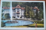Carte Postala Sinaia Hotel Caraiman Interbelica 14x9 Necirculata Color