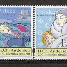 Polonia.2005 200 ani nastere H.Chr.Andersen-scriitor MP.450