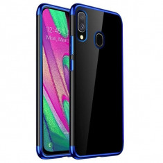 Husa SAMSUNG Galaxy A40 - Luxury Slim Shiny TSS, Albastru foto