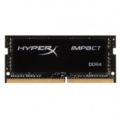 Memorie ram kingston sodimm ddr4 32gb 2666mhz cl15 kit 2x16gb xmp hyperx impact black 1.2v foto