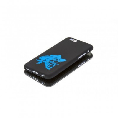 Husa Ultra Slim SKULL Apple iPhone 6/6S Negru/Blue foto