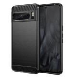 Husa carbon google pixel 8 pro, protect anti-soc, negru