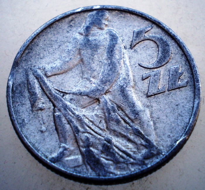 1.565 POLONIA 5 ZLOTYCH 1974