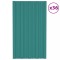 vidaXL Panouri pentru acoperi?, 36 buc.,verde, 80x45cm o?el galvanizat