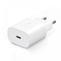 Incarcator pentru Samsung S20 S20+ S20 FE S20 Ultra 25W USB-C EP-TA800EWE Alb