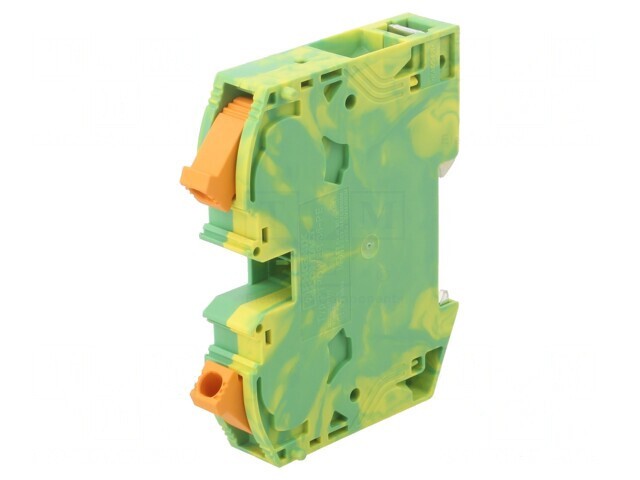 Conector Șine 2,5-35mm2 2 Borne Galben-Verde