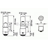 Bec, lampa spate CITROEN C5 II (RC) (2004 - 2016) BOSCH 1 987 302 232