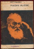 B. P. Hasdeu, "Pagini alese" 1968
