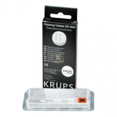 Tablete de curatare si degresare espresoare , Krups XS3000 - 10 tablete