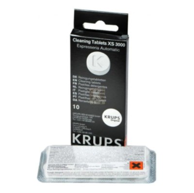 Tablete de curatare si degresare espresoare , Krups XS3000 - 10 tablete foto