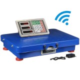 Cantar electronic industrial cu platforma 200 kg afisaj led wifi reincarcabil tip valiza, ProCart
