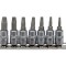 YATO Set 7 extractoare pentru suruburi TORX deteriorate, 1/4&amp;quot; (6.3 mm)
