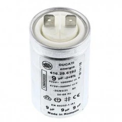 Condensator pornire motor, uscator de rufe AEG 9 uf foto