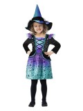 Costum Halloween copii vrajitoare cosmica 3-4 ani