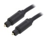 Cablu Toslink 5m Aurit Negru