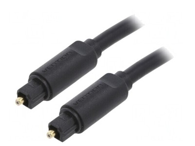 Cablu Toslink 5m Aurit Negru foto