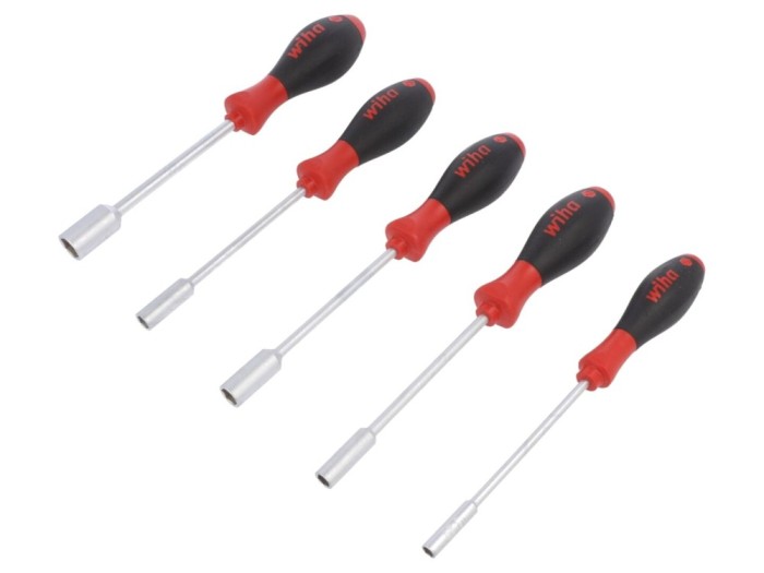 Şurubelniţe Cap Hexagonal SoftFinish 5 Bucăți