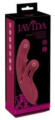 Vibrator iepure cu functie de pulsare/batere Javida 2 Function Rabbit Vibrator foto
