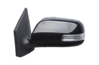 Oglinda exterioara Toyota Corolla (E14/E15), 03.2007-06.2010, partea Dreapta, culoare sticla crom, sticla convexa, cu carcasa grunduita , cu incalzir foto