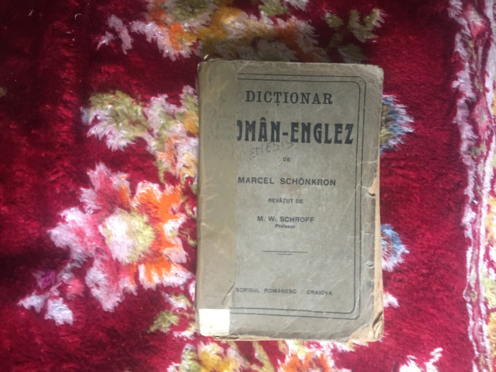 h2a Dictionar roman englez - Marcel Schonkron