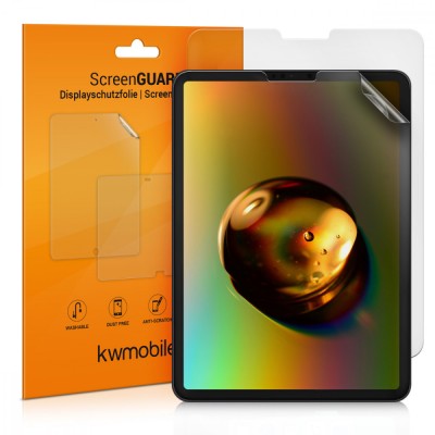 Set 2 Folii de protectie mate pentru tableta Apple iPad Air 4 (2020) , Kwmobile, Transparent, Plastic, 46757.2 foto
