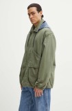 Levi&#039;s jacheta de bumbac culoarea verde, de tranzitie, oversize, A8614