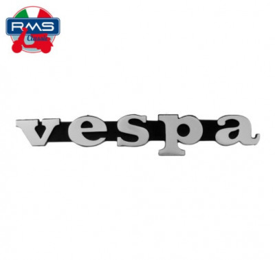 Sigla scris &amp;#039;Vespa&amp;#039; frontala Vespa PK - PK XL - PK XL FL - PK XL HP - PX - T5 Classic 2T 50-80-100-125-150-200cc foto