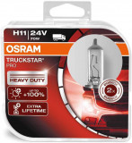 Set 2 becuri camion H11 24V 70W Osram NextGen Truckstar PRO +120%