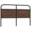 Tablie Pat 160 cm Stejar Maro, Cadru Metalic Robust, Design Elegant, Montaj Facil
