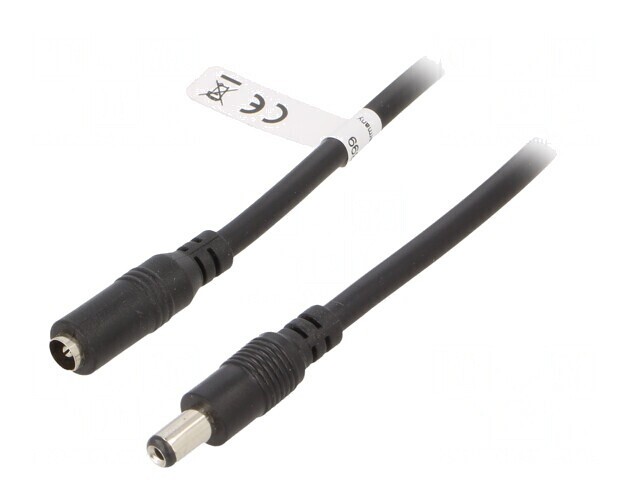 Cablu Prelungitor DC 5,5/2,1 Negru 10m