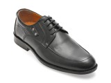 Pantofi ROGGERO negri, KBL1006, din piele naturala
