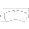 Placute frana Mercedes Sprinter 3,5-T Box (B906), Sprinter 3,5-T Box (B907, Sprinter 3,5-T Bus (B906), Sprinter 3,5-T (B906), Sprinter 3,5-T (B907, S, BREMBO