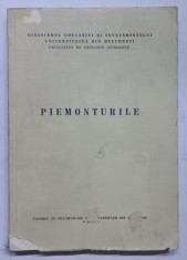 PIEMONTURILE , redactor MARIA PATROESCU , 1973