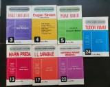 7 volume colecția SCRIITORI ROM&Acirc;NI COMENTAȚI: Bengescu * Eugen Simion * Panait Istrati * Marin Preda * Caragiale * Vasile Voiculescu * Tudor Vianu