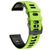 Curea silicon, compatibila Samsung Galaxy Watch Active, telescoape Quick Release, Spanish Green