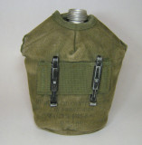 Bidon apa militar aluminiu cover water canteen M 1956 era Vietnam forma mai rara