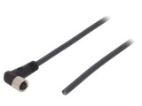 Cablu Conectare M8 4PIN Unghi 5m 30VAC 4A PUR