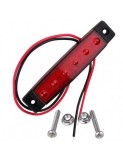 Lampa gabarit auto cu LED 24V Rosie LG-6SMD-24V-ROSU