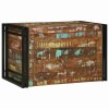 Ladă de depozitare Multicolor 80 x 50 x 50 cm - Lemn masiv recuperat