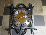 Ceas de perete vintage Junghans Electronic ATO-MAT /fier forjat